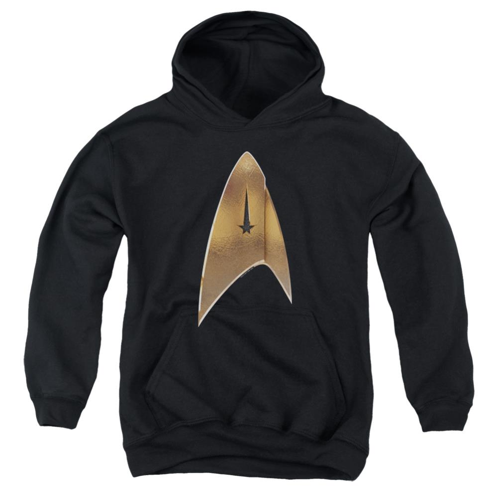 Star Trek Command Shield Youth Cotton Poly Pull-Over Hoodie