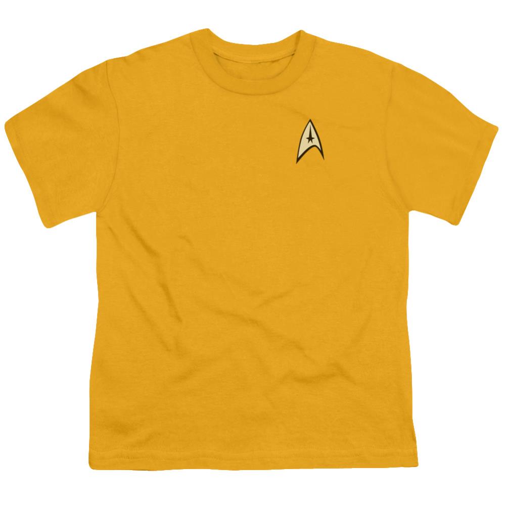 Star Trek Command Uniform Youth 18/1 100% Cotton Short-Sleeve T-Shirt