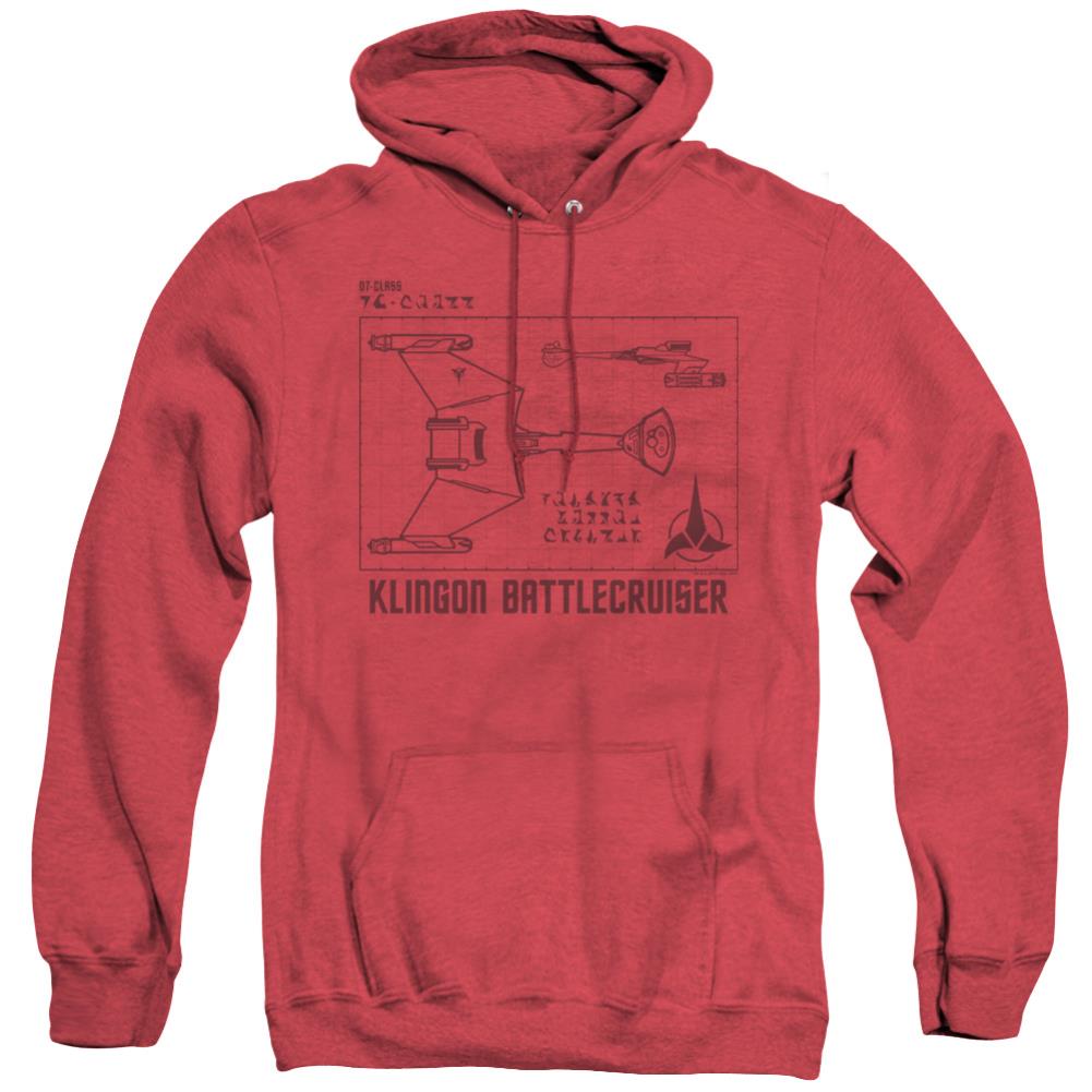 Star Trek D7 Diagram Men's Pull-Over Hoodie