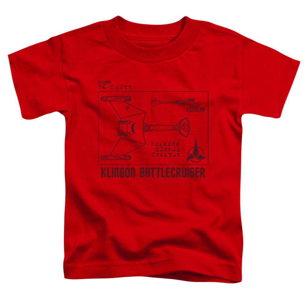 Star Trek D7 Diagram Toddler 18/1 Cotton Short-Sleeve T-Shirt