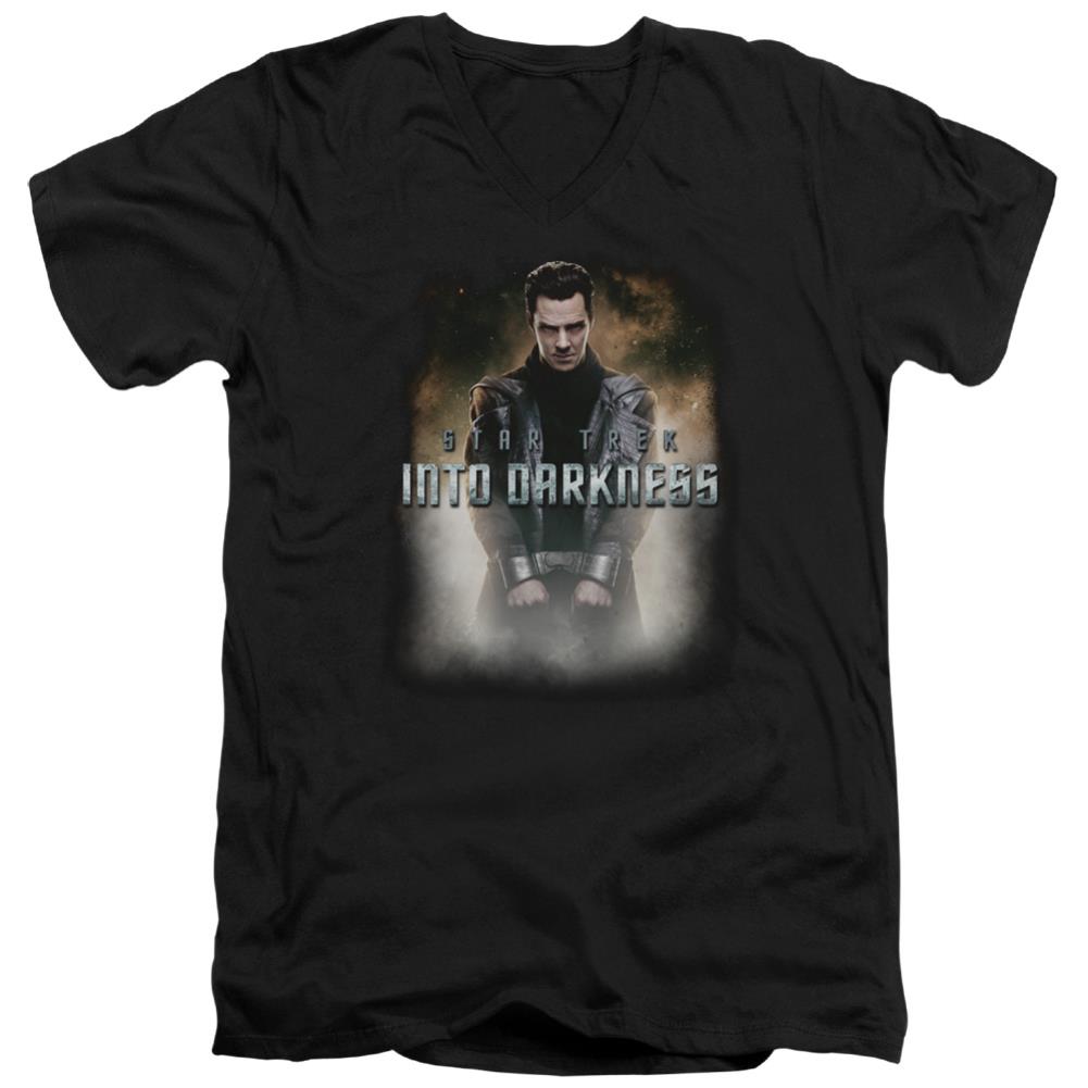 Star Trek Darkness Harrison Men's 30/1 Cotton Slim V-Neck T-Shirt