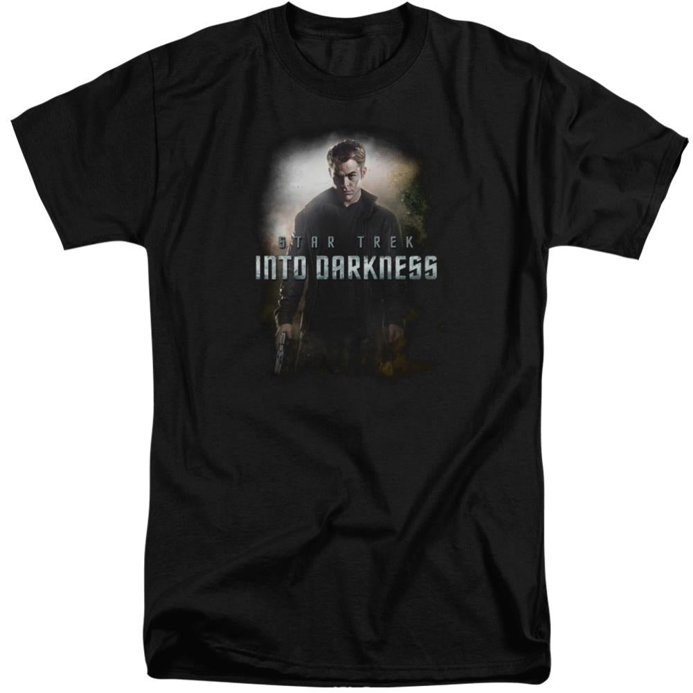 Star Trek Darkness Kirk Men's 18/1 Tall Cotton Short-Sleeve T-Shirt