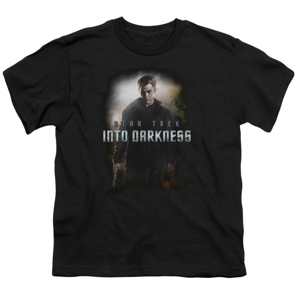 Star Trek Darkness Kirk Youth 18/1 100% Cotton Short-Sleeve T-Shirt