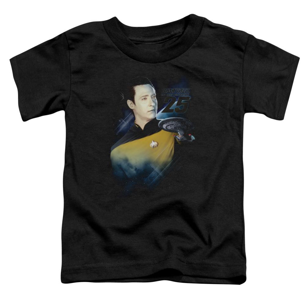 Star Trek Data 25th Toddler 18/1 Cotton Short-Sleeve T-Shirt