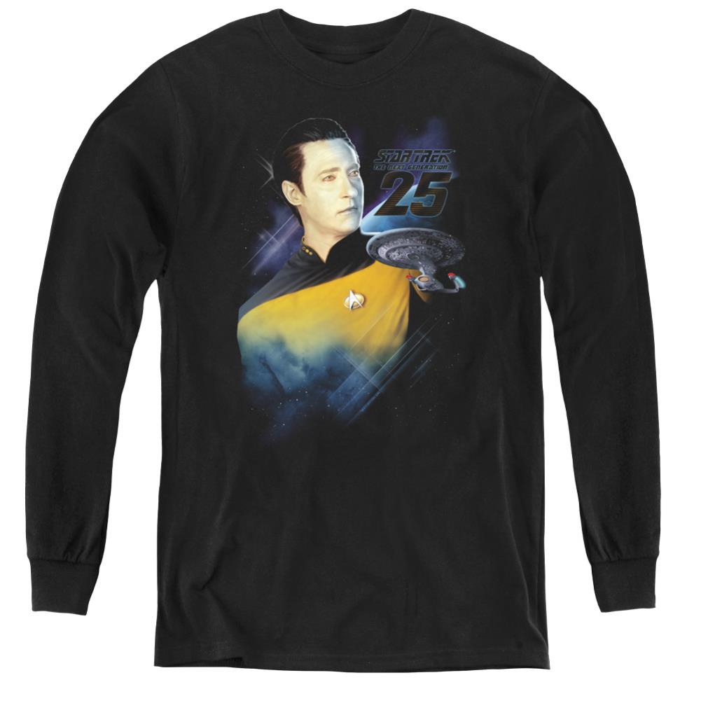 Star Trek Data 25th Youth Long-Sleeve T-Shirt