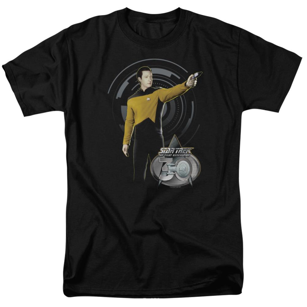 Star Trek Data 30 Men's 18/1 Cotton Short-Sleeve T-Shirt