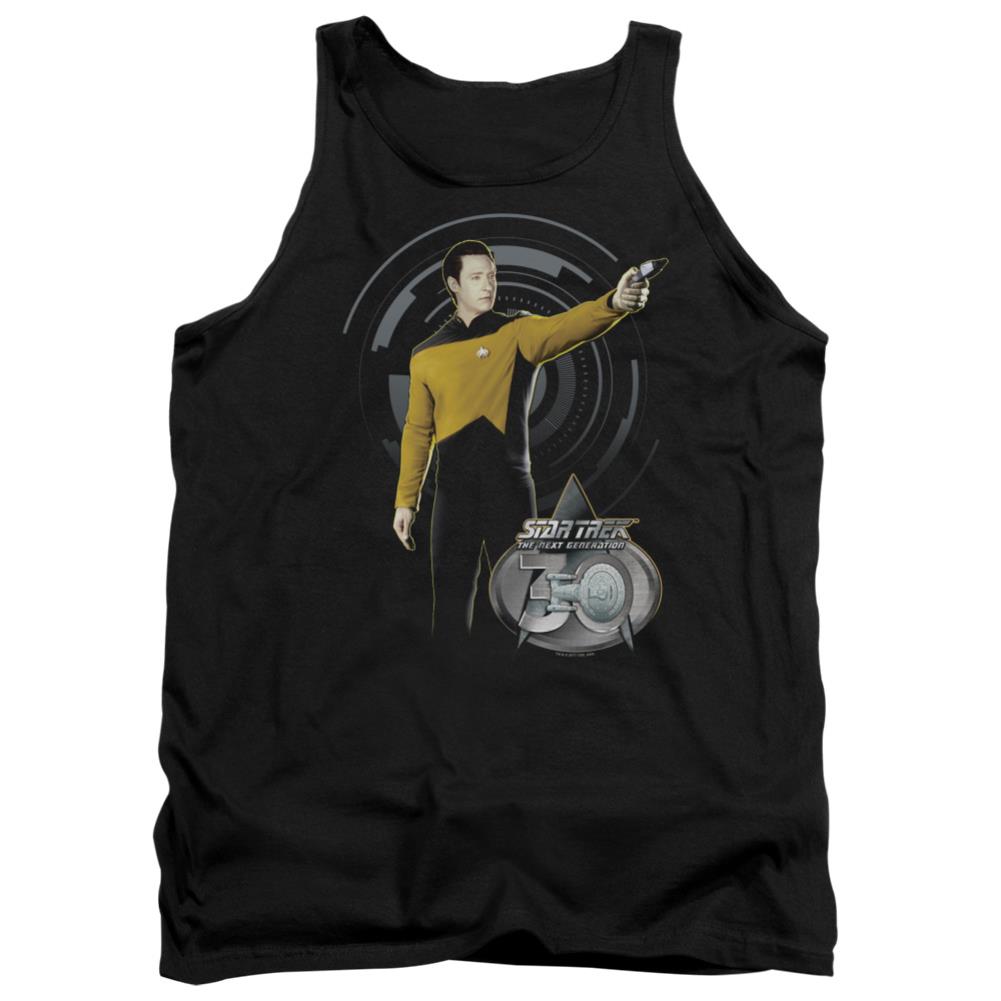 Star Trek Data 30 Men's 18/1 Cotton Tank Top