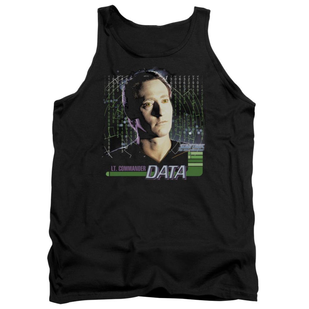 Star Trek Data Men's 18/1 Cotton Tank Top