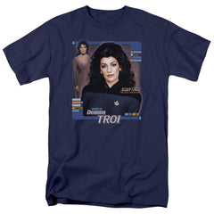 Star Trek Deanna Troi Men's 18/1 Cotton Short-Sleeve T-Shirt