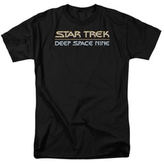 Star Trek Deep Space Nine Logo Men's 18/1 Cotton Short-Sleeve T-Shirt