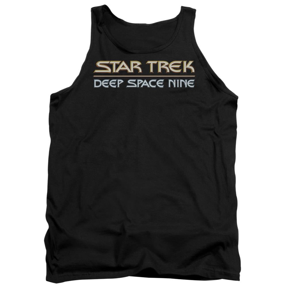 Star Trek Deep Space Nine Logo Men's 18/1 Cotton Tank Top