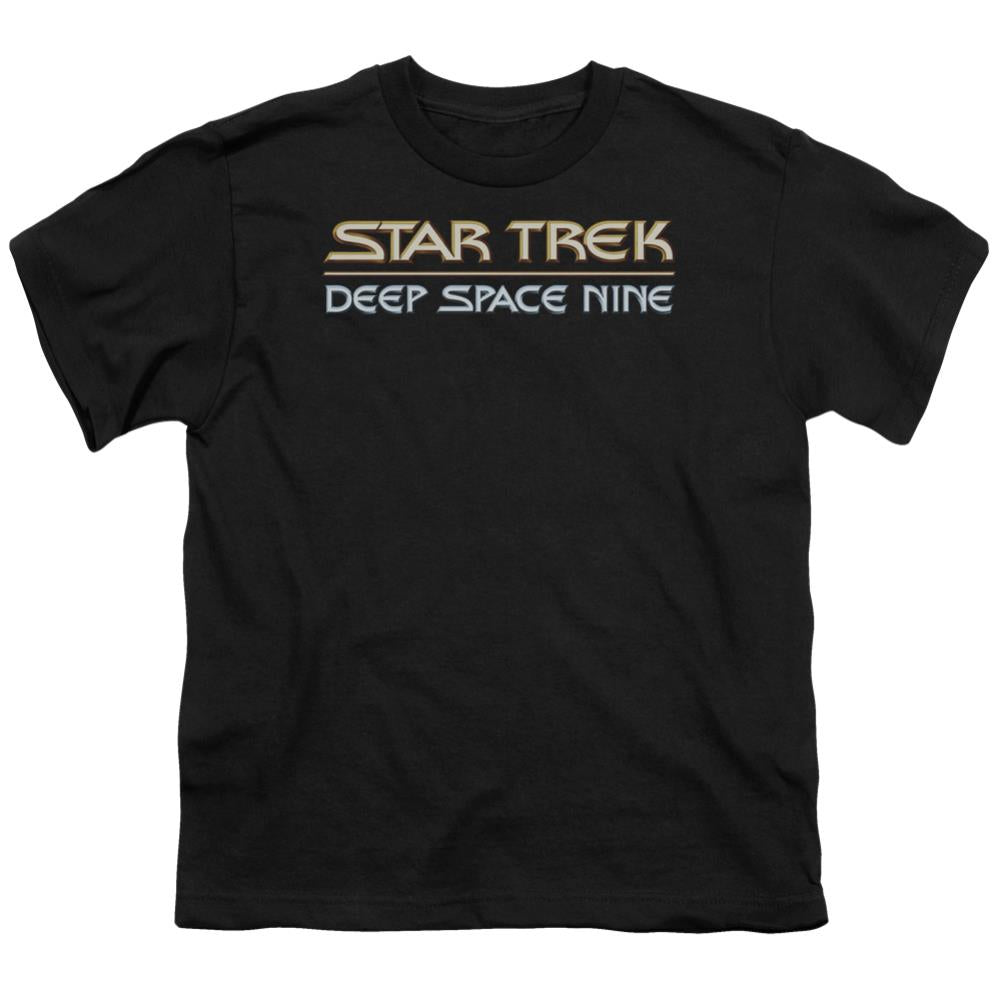 Star Trek Deep Space Nine Logo Youth 18/1 100% Cotton Short-Sleeve T-Shirt