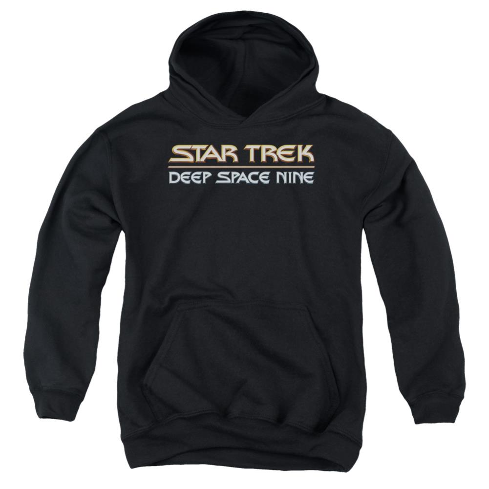 Star Trek Deep Space Nine Logo Youth Cotton Poly Pull-Over Hoodie