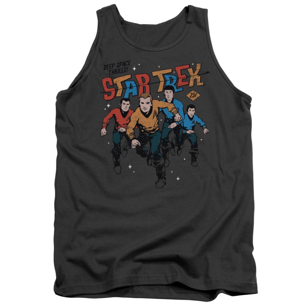 Star Trek Deep Space Thrills Men's 18/1 Cotton Tank Top