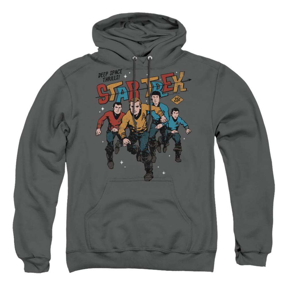 Star Trek Deep Space Thrills Men's Pull-Over 75 25 Poly Hoodie
