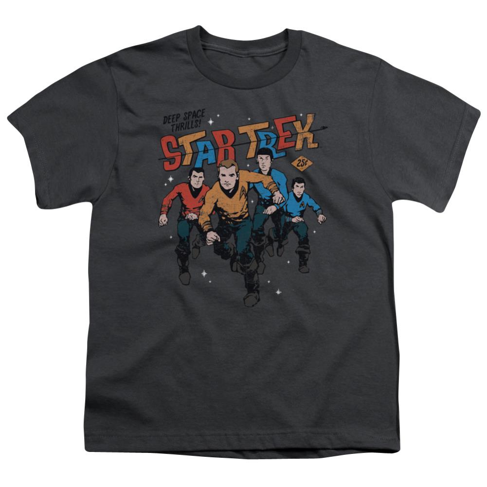 Star Trek Deep Space Thrills Youth 18/1 100% Cotton Short-Sleeve T-Shirt