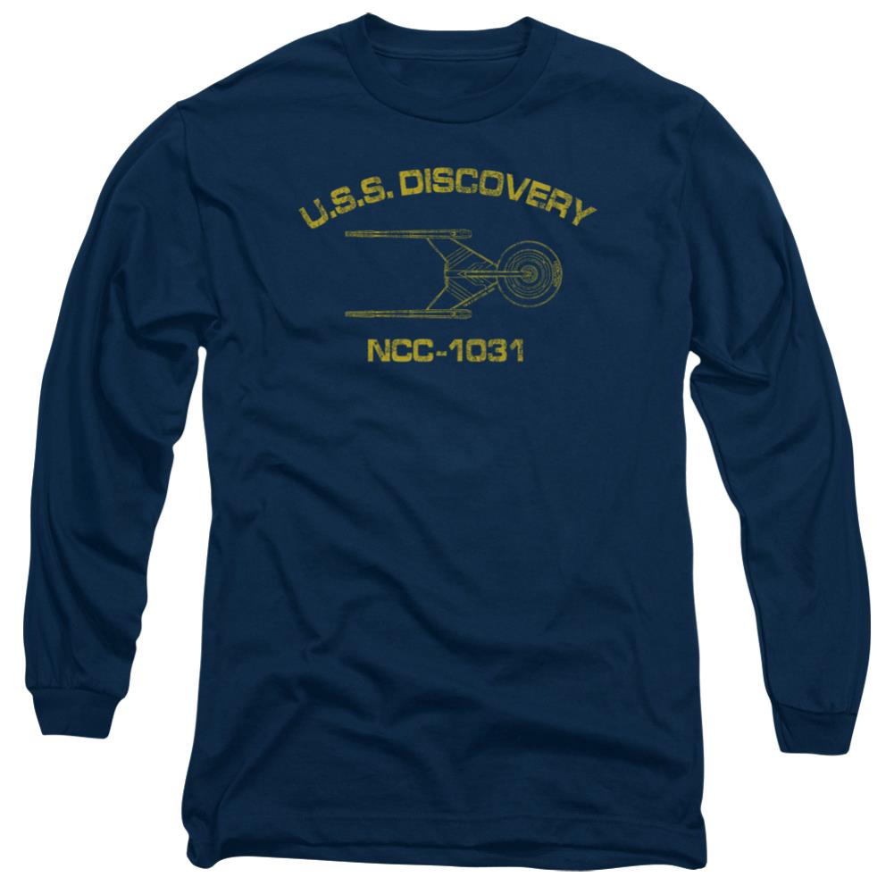 Star Trek Discovery Athletic Men's 18/1 Cotton Long-Sleeve T-Shirt