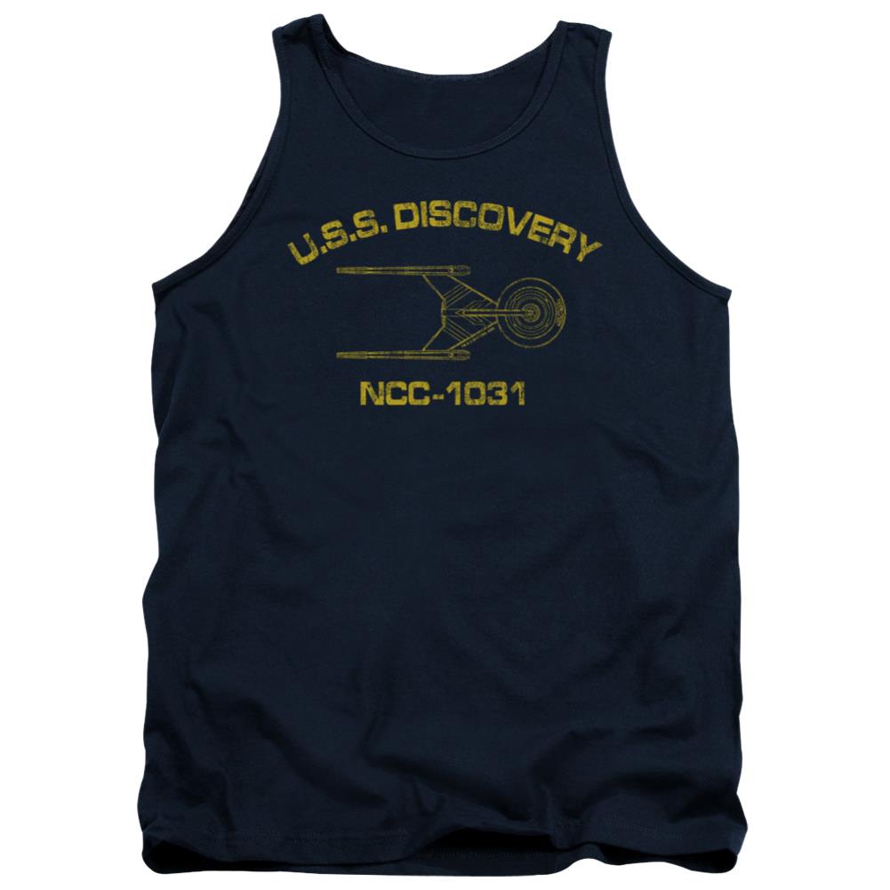 Star Trek Discovery Athletic Men's 18/1 Cotton Tank Top