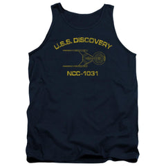 Star Trek Discovery Athletic Men's 18/1 Cotton Tank Top