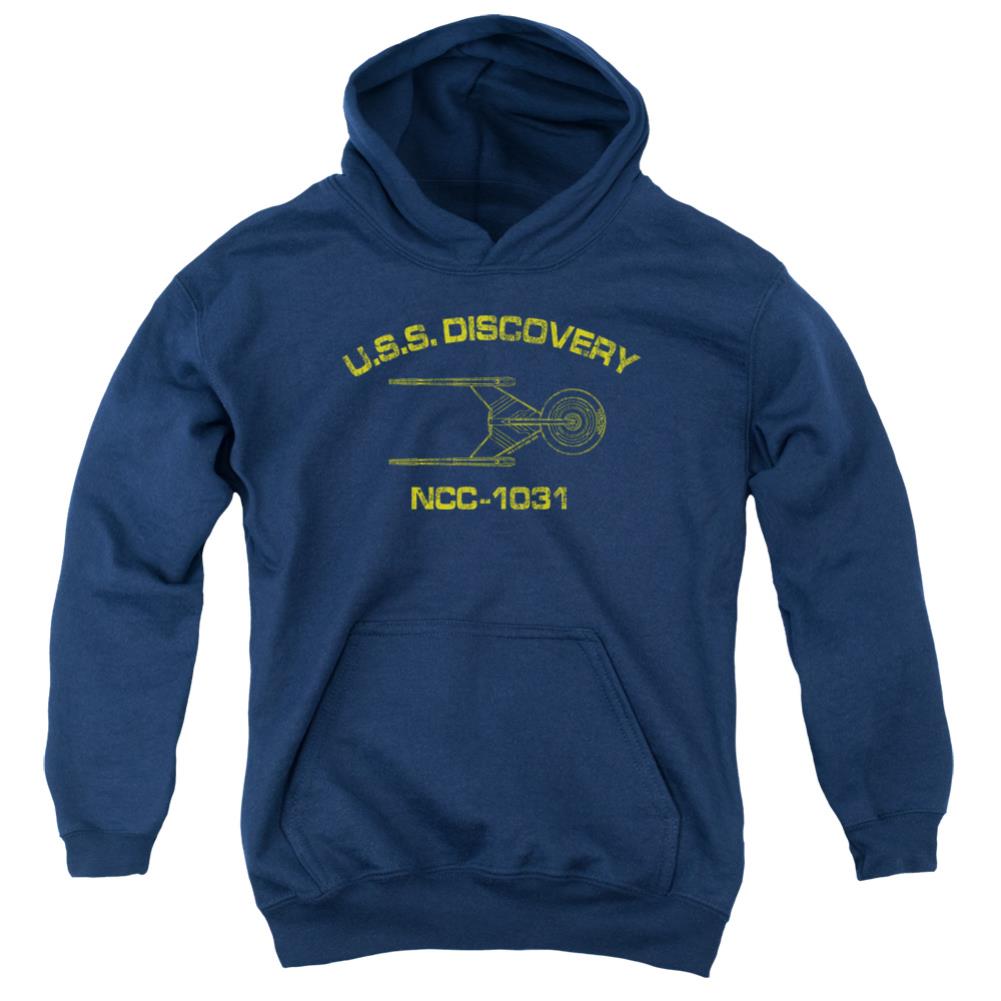 Star Trek Discovery Athletic Youth Cotton Poly Pull-Over Hoodie