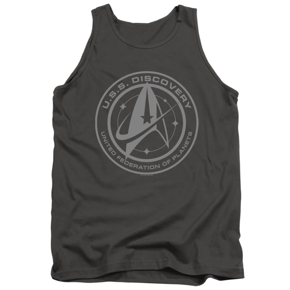 Star Trek Discovery Crest Men's 18/1 Cotton Tank Top