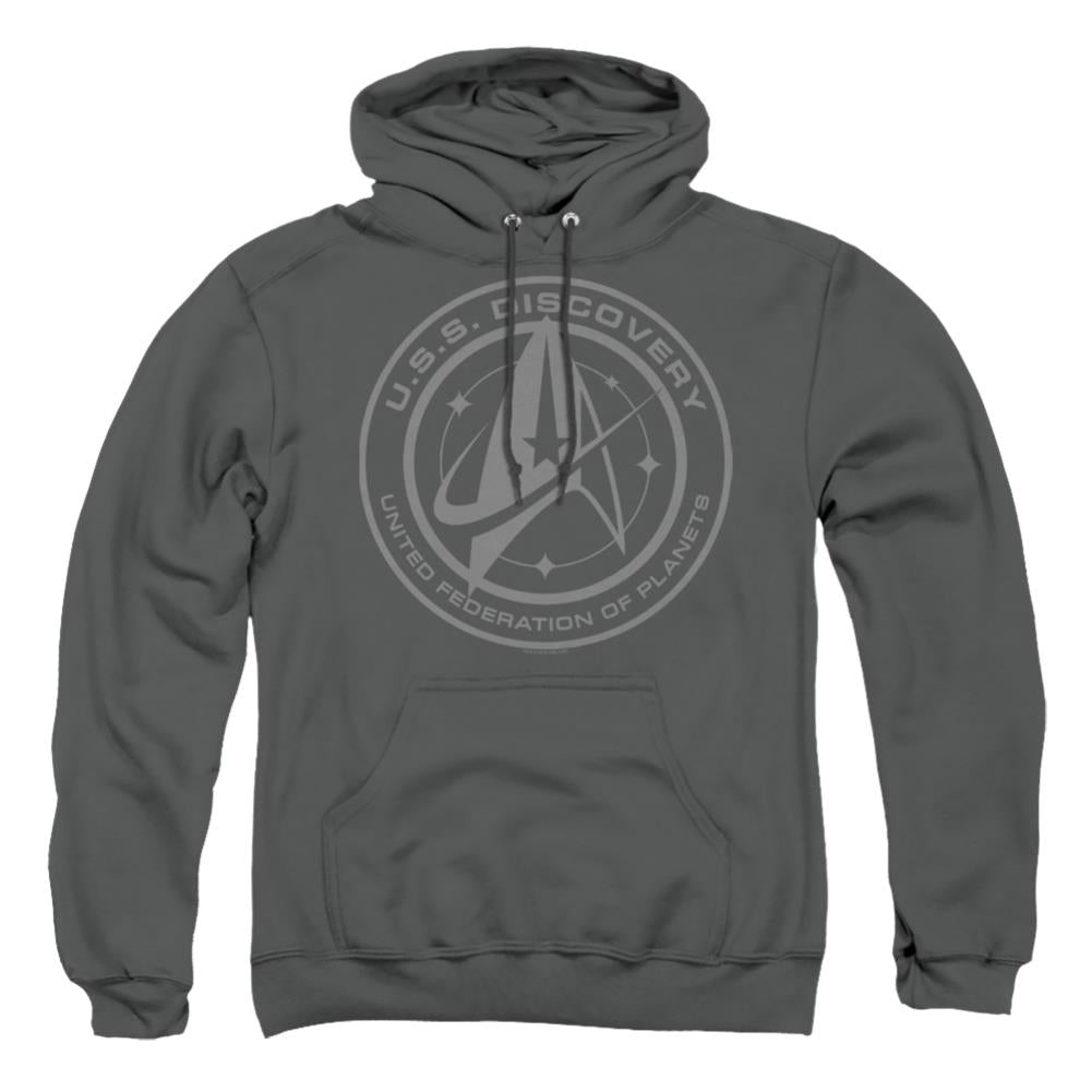 Star Trek Discovery Crest Men's Pull-Over 75 25 Poly Hoodie