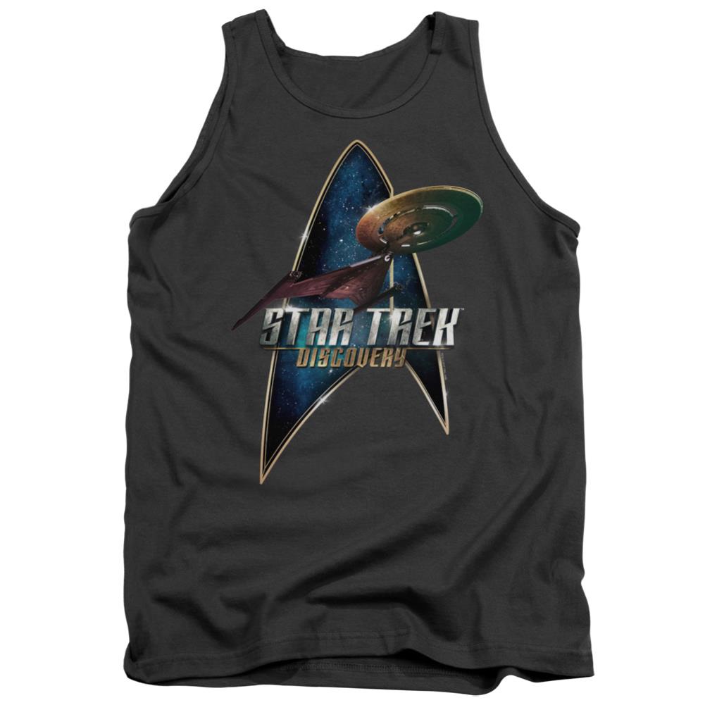 Star Trek Discovery Deco Men's 18/1 Cotton Tank Top