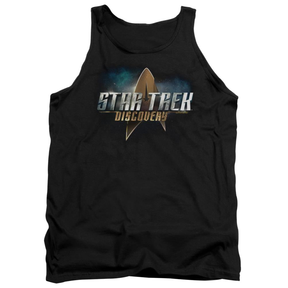 Star Trek Discovery Logo Men's 18/1 Cotton Tank Top