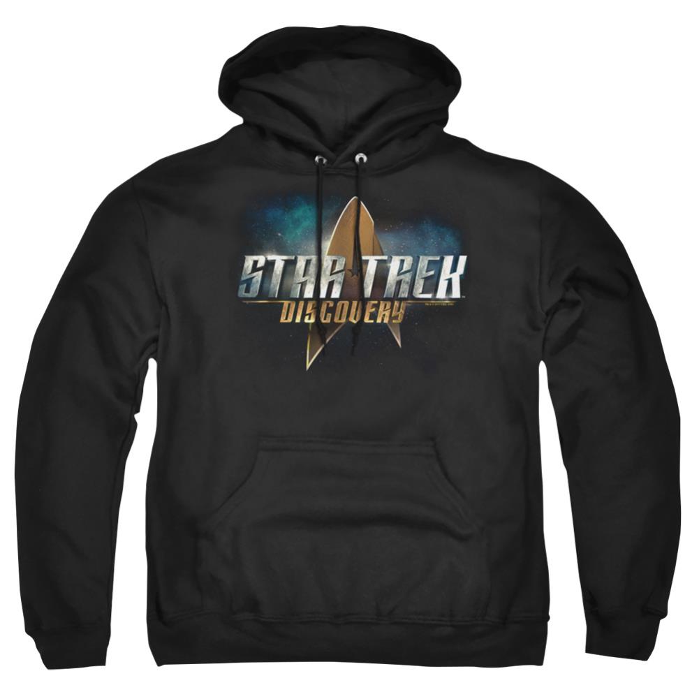 Star Trek Discovery Logo Men's Pull-Over 75 25 Poly Hoodie