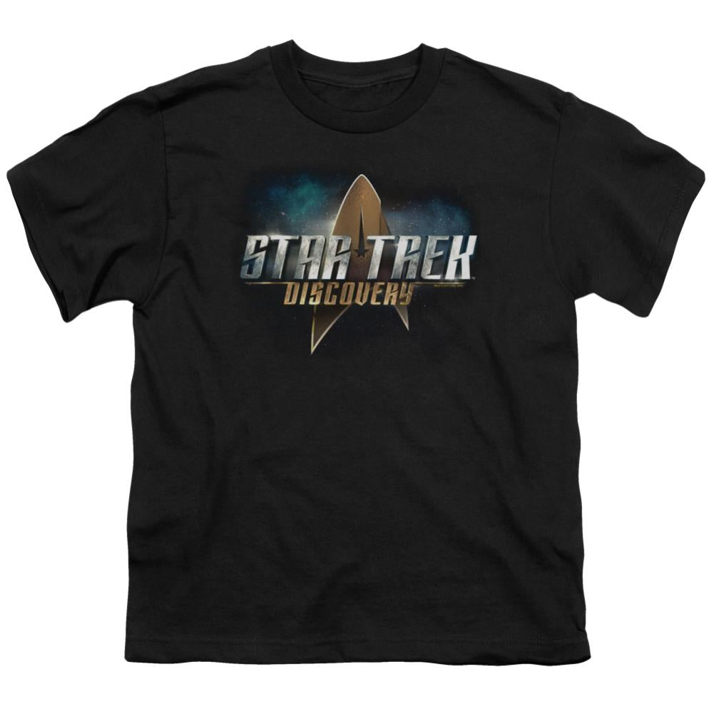 Star Trek Discovery Logo Youth 18/1 100% Cotton Short-Sleeve T-Shirt