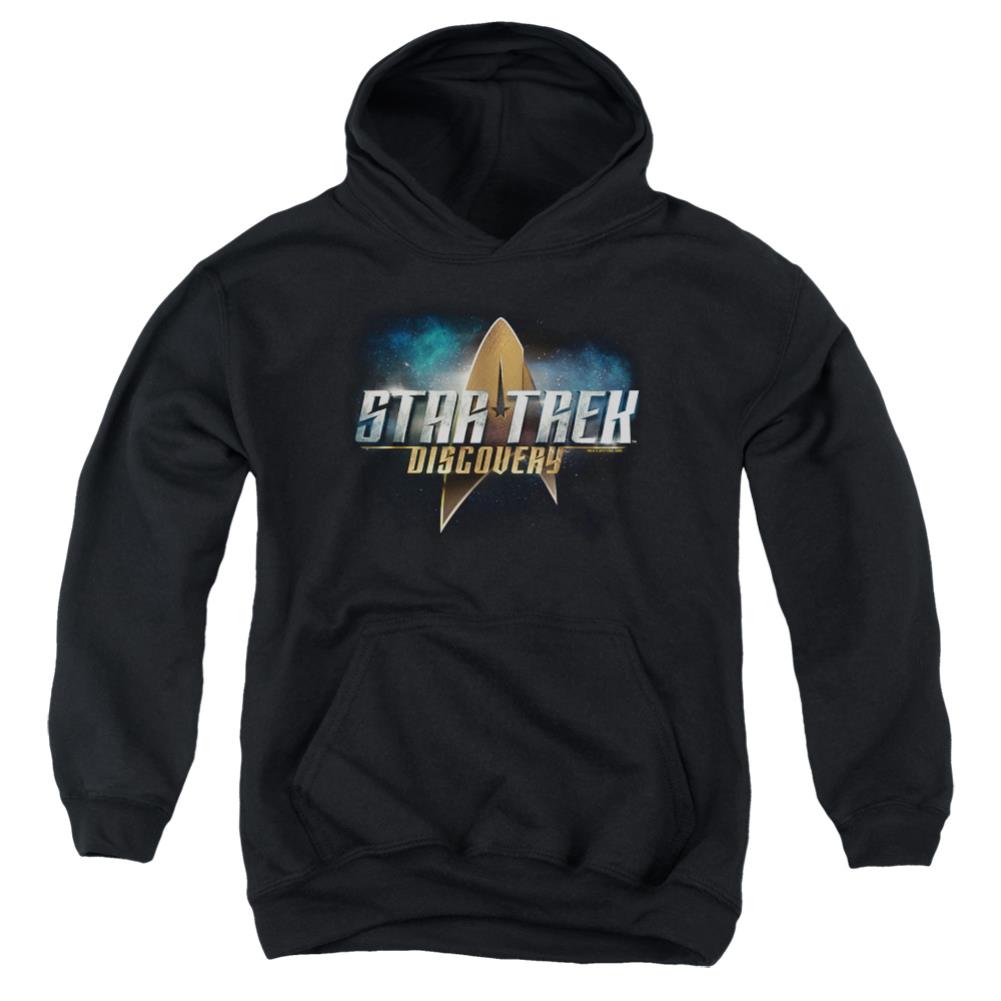 Star Trek Discovery Logo Youth Cotton Poly Pull-Over Hoodie