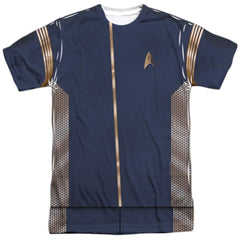 Star Trek Discovery Uniform Men's Regular Fit Polyester Short-Sleeve T-Shirt
