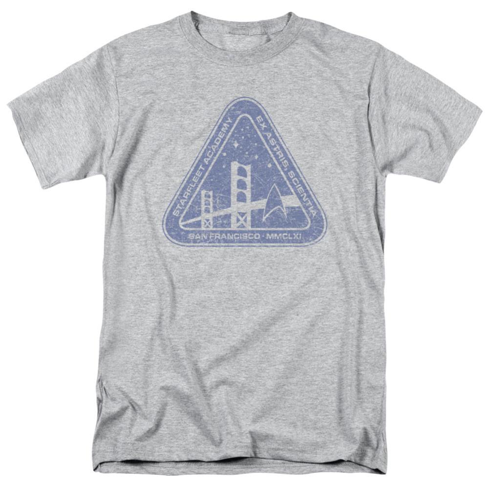 Star Trek Distressed Logo Men's 18/1 Cotton Short-Sleeve T-Shirt