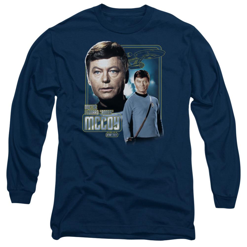 Star Trek Doctor McCoy Men's 18/1 Cotton Long-Sleeve T-Shirt