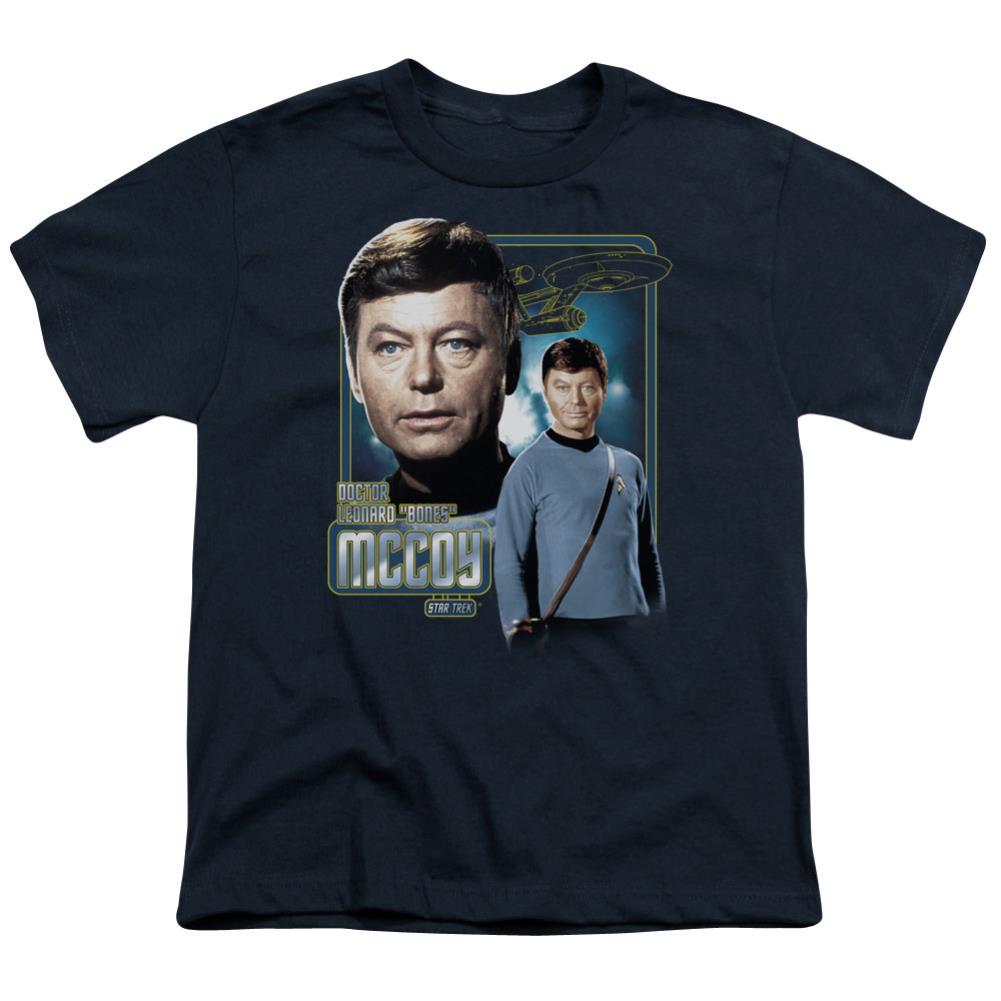 Star Trek Doctor McCoy Youth 18/1 100% Cotton Short-Sleeve T-Shirt