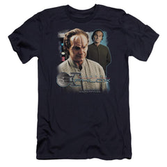 Star Trek Doctor Phlox Men's Ultra-Soft 30/1 Cotton Slim Short-Sleeve T-Shirt