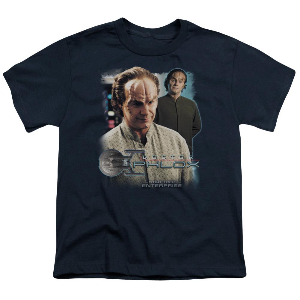 Star Trek Doctor Phlox Youth 18/1 100% Cotton Short-Sleeve T-Shirt