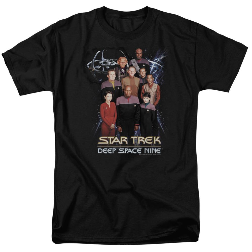 Star Trek DS9 Crew Men's 18/1 Cotton Short-Sleeve T-Shirt