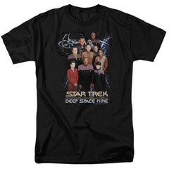 Star Trek DS9 Crew Men's 18/1 Cotton Short-Sleeve T-Shirt