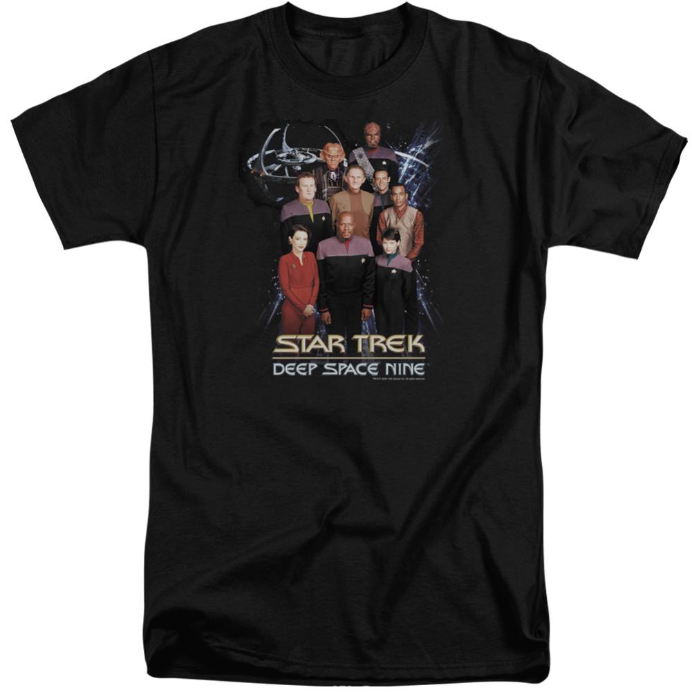 Star Trek DS9 Crew Men's 18/1 Tall Cotton Short-Sleeve T-Shirt