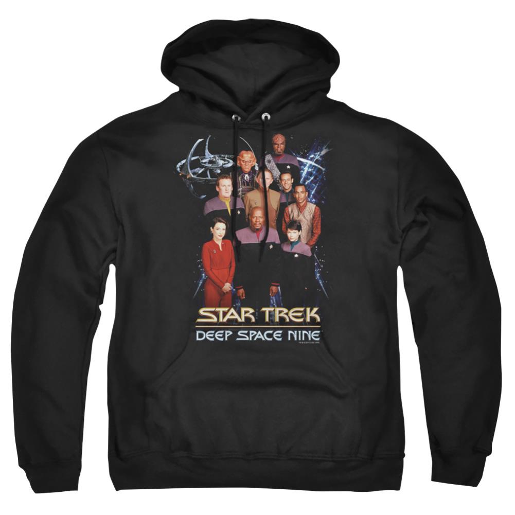 Star Trek DS9 Crew Men's Pull-Over 75 25 Poly Hoodie