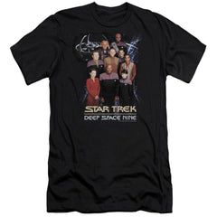 Star Trek DS9 Crew Men's Ultra-Soft 30/1 Cotton Slim Short-Sleeve T-Shirt