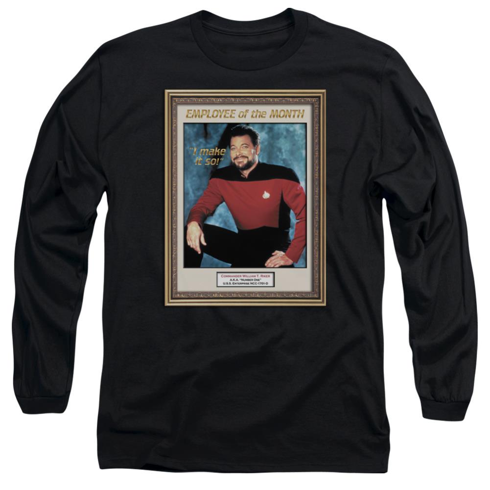 Star Trek Employee Of Month Men's 18/1 Cotton Long-Sleeve T-Shirt