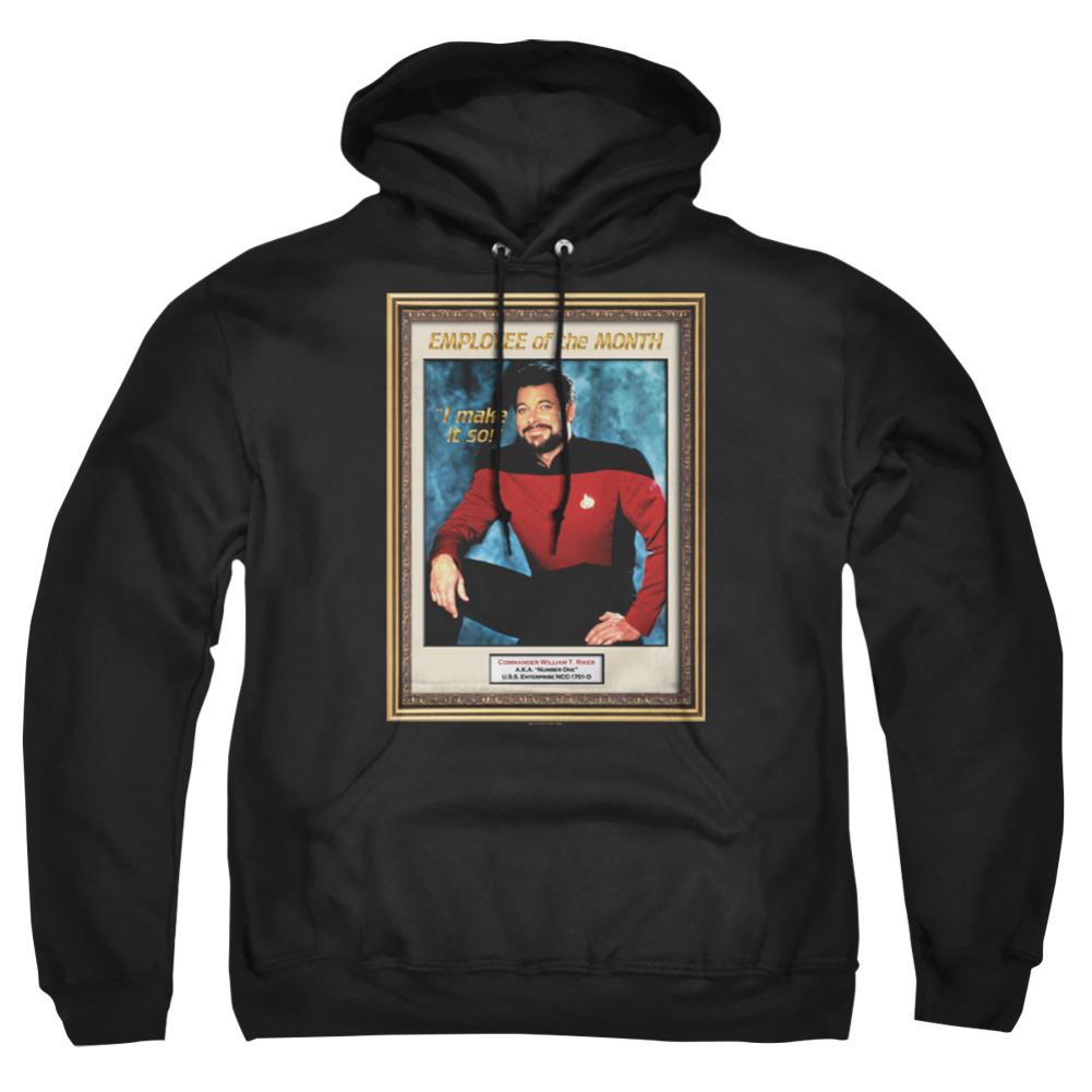 Star Trek Employee Of Month Men's Pull-Over 75 25 Poly Hoodie