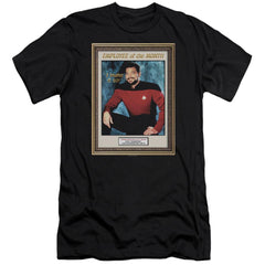 Star Trek Employee Of Month Men's Ultra-Soft 30/1 Cotton Slim Short-Sleeve T-Shirt