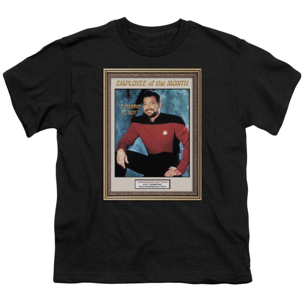 Star Trek Employee Of Month Youth 18/1 100% Cotton Short-Sleeve T-Shirt