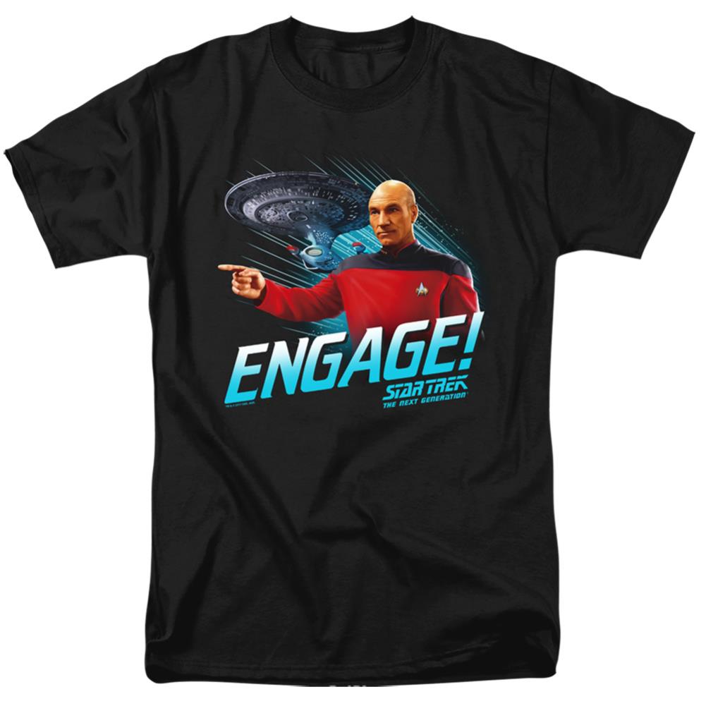 Star Trek Engage Men's 18/1 Cotton Short-Sleeve T-Shirt