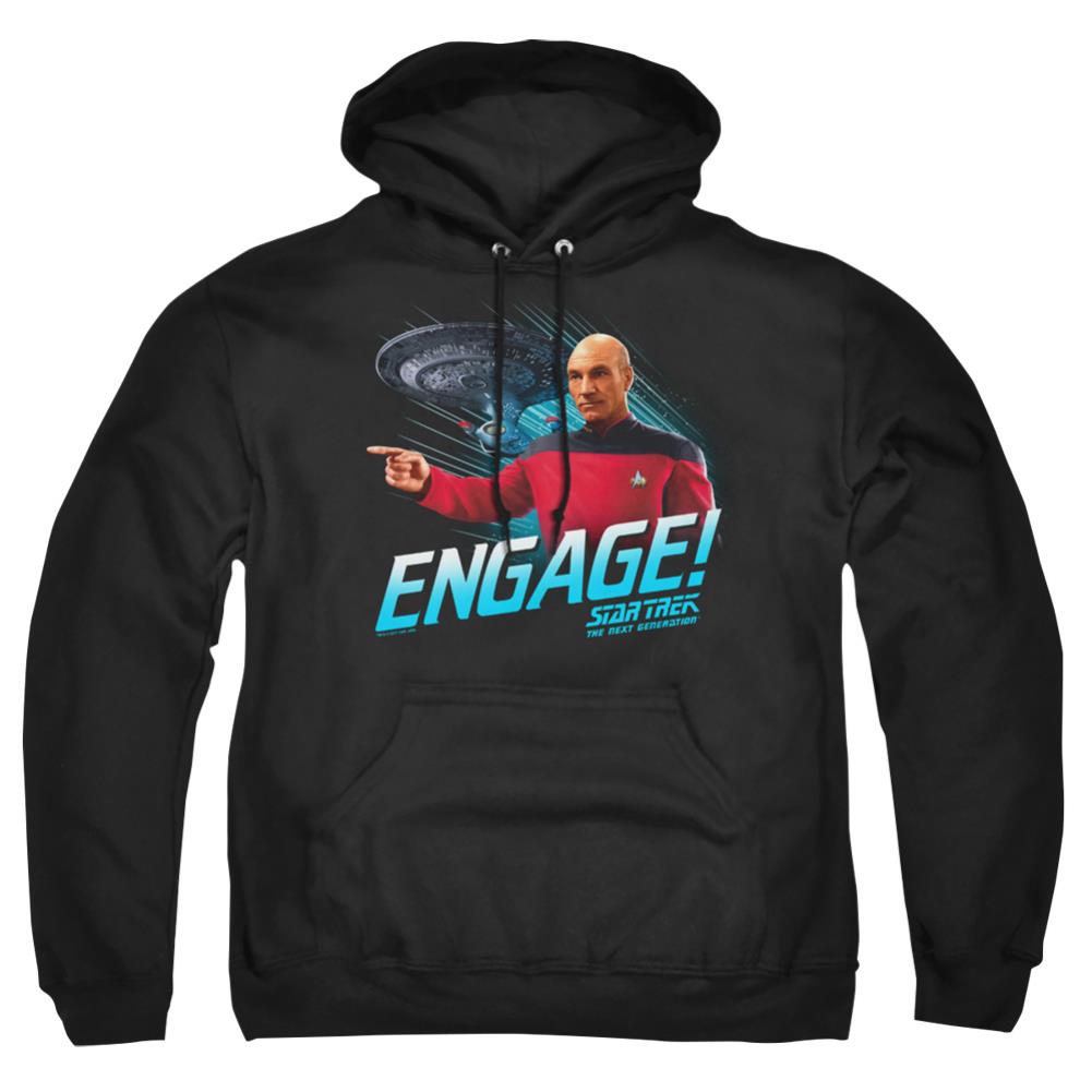 Star Trek Engage Men's Pull-Over 75 25 Poly Hoodie