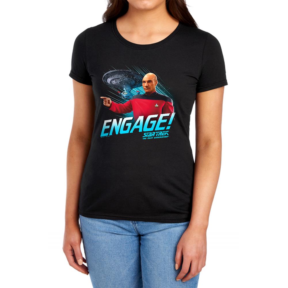 Star Trek Engage Women's 18/1 Cotton Short-Sleeve T-Shirt
