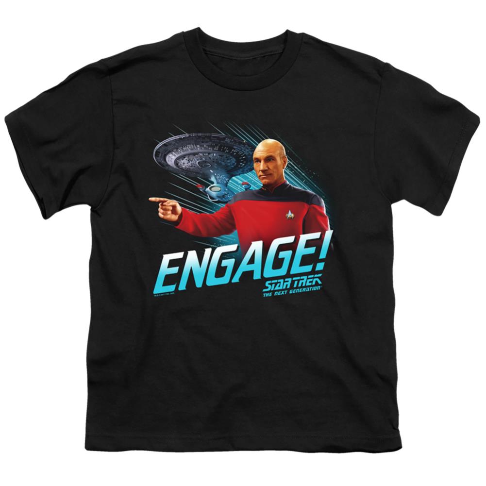 Star Trek Engage Youth 18/1 100% Cotton Short-Sleeve T-Shirt
